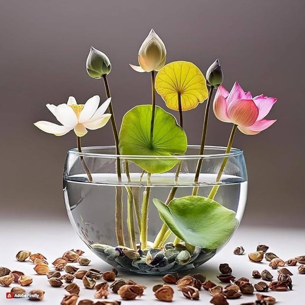japanese flower seeds Plantogallery Japanese Lotus Seeds – Premium Pack of 25 Seeds for Home  Gardening
