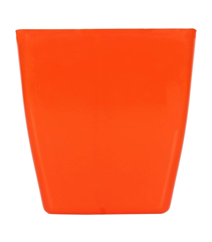 Pearl Pot 5 Inch Square Pots (Pack of 5 Pots Orange)  By Plantogallery