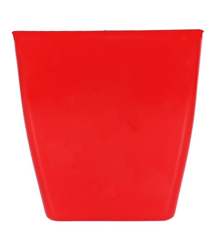 Pearl Pot 5 Inch Square Pots (Pack of 5 Pots Red)  By Plantogallery