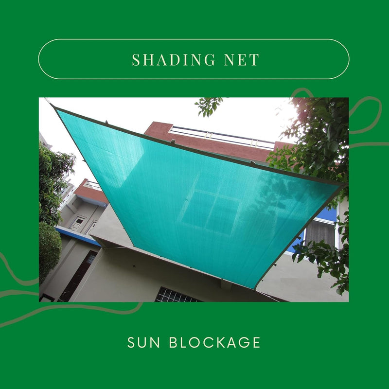 Plantogallery Green Shading Net 90% Sun Block for Multi-Purpose Pack 5x3