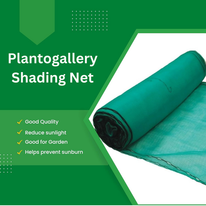 Plantogallery Green Shading Net 90% Sun Block for Multi-Purpose Pack 5x3