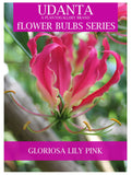 Udanta Gloriosa Lily Climber Flower Bulbs For Summer Gardening - Pack of 10 Bulbs (Red) ( Set OF 5 Pkt)