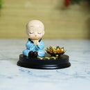 Relaxing Monk with Incense Stick Stand - Set of 1