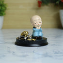 Relaxing Monk with Incense Stick Stand - Set of 1