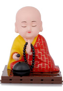 Monk Buddha with Solar Moving Head - Pack of 1pc