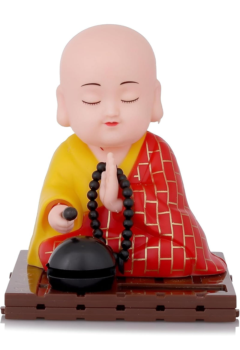 Monk Buddha with Solar Moving Head - Pack of 1pc