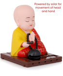 Monk Buddha with Solar Moving Head - Pack of 1pc