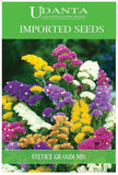 Udanta Imported Flower Seeds - Statice Grandi Rate Variety Flower Seeds - Qty 0.5Gm (Mix) Pack of 5 Pkt