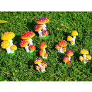 Landscape Miniature Mushroom – 1pc Decorative Figurine for Fairy Garden & Plant Décor