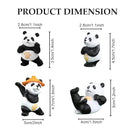 Mini Kung Fu Panda Action Figure Set – Collector’s Edition (4-Pack)