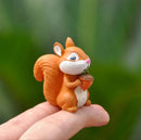 Mini Squirrel Decorative Figurine Set of 3pcs