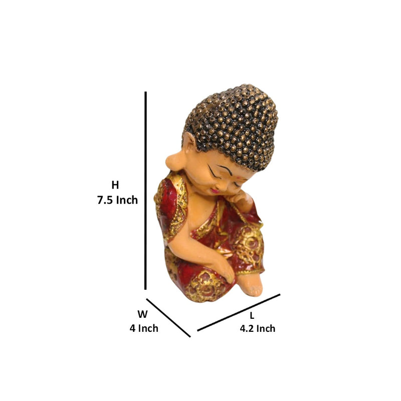Thinking Buddha Statue Elegance to any Space — Pack of 1 pc