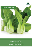 Live Green Pak choi Green Vegetable Seeds - Pack of 30 Seeds (OP)