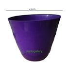 Emerald Pot 4 Inch Round Pots (Pack of 10 Pots Blue) By Plantogallery
