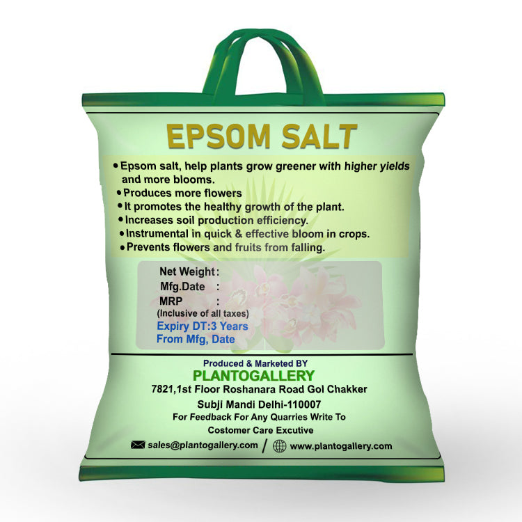 Epsom Salt for Plant Growth & Plant Nutrient 900 gm. By Plantogallery