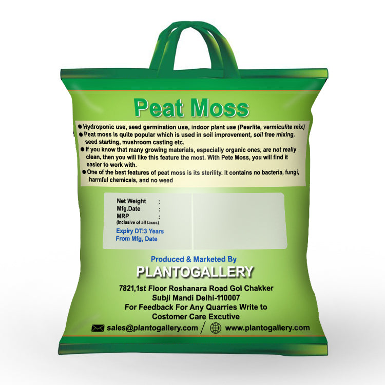 Peat Moss 900 gm  By Plantogallery
